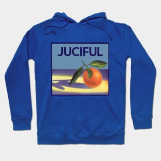 Vintage Juciful Oranges Fruit Crate Label Hoodie